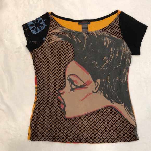 Custo Barcelona Tops - Custo Barcelona Copyrighted T-shirt